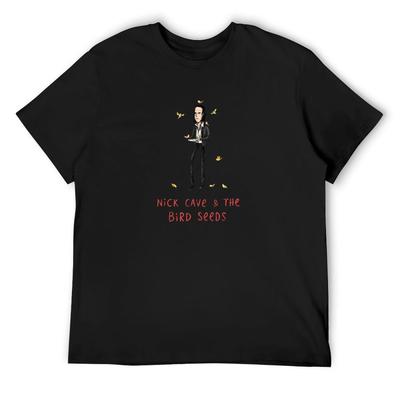 Nick Cave and the Bad T-Shirt Summer Top Man Clothes Short Sleeve Tee Anime Figures Mens Graphic T-shirts Big and Tall