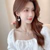 Necklace Women's Light Luxury Design Fashionable Earring Set Fashionable Jewelry Collarbone Chain Daily Accessories