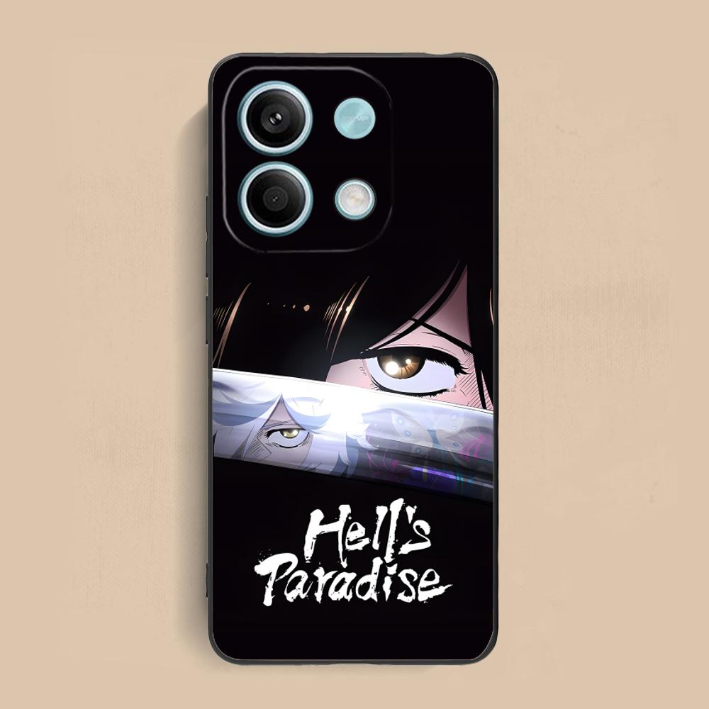 Hell's Paradise Sagiri Phone Case for Xiaomi Redmi 15 14 13 12 A5 3 2 1 C Plus 4G 5G Soft TPU Shockproof Cover