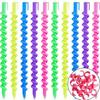 20Pcs Spiral Curler Set - Easy Diy Styling, Suitable For Various Curls - Quick Hair Conversion In Various Bright Colors - Suitab