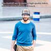 Distressed Washed Denim Baseball Cap Vintage Style Adjustable Back Closure Mesh Panel Sun Protection Casual Outdoor Hat