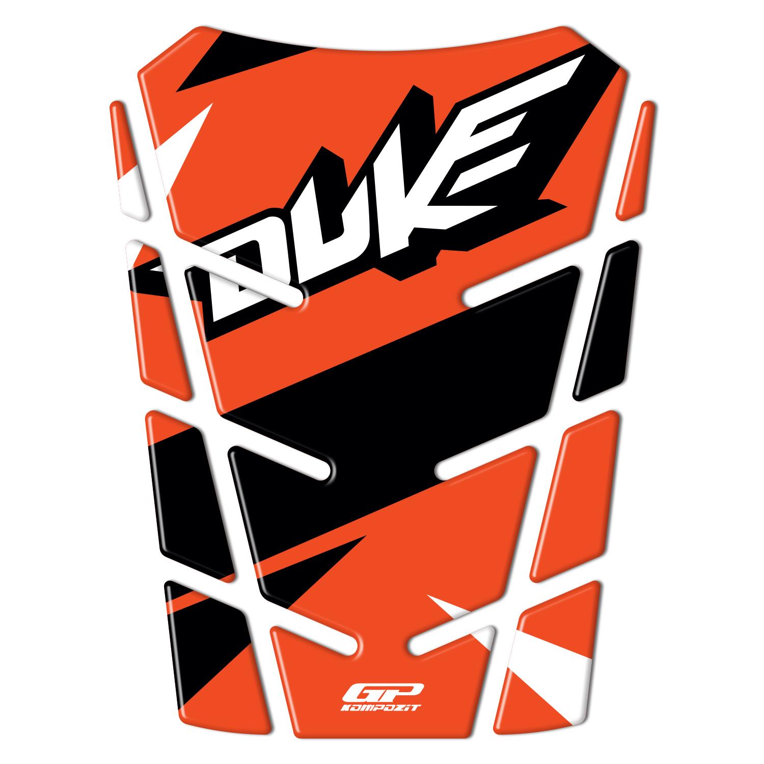 

GP Composite KTM Duke 2011-2023 Compatible Tank Pad Orange