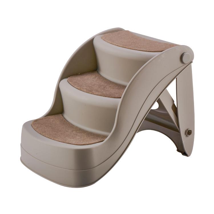Pet Supplies Foldable Anti-Slip Steps for Small & Medium Pets