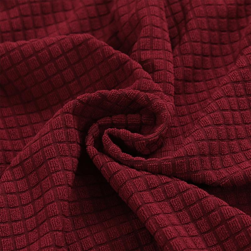 Einfarbige elastische Sesselbezüge Reißverschluss Holzstuhlbezüge Heimdekoration Überwurf Waschbarer Stretch Stuhl Möbelschutz