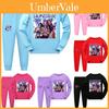 Kpop Heksenmeisje Kostuum Set Voor Kind Katoenen Korte Mouw Korte Broek Gezinspyjama