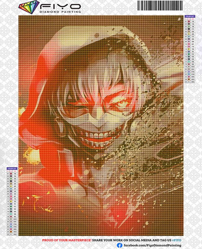 DIY 5D Diamant Malerei Tokyo Ghoul Anime Volle Mosaik Diamant Stickerei Bild Strass Kreuz Stich Kits Wohnkultur cuadros