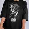 Peaky Blinders Tommy Shelby T-shirts Men and Women Summer Cotton Clothing Casual Fashion Round Neck Short Sleeved Tee Streetwear