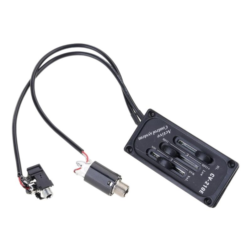 Active Violin Sound Control Accessory Equipped With Output Jacks and Noise Reduction Technology