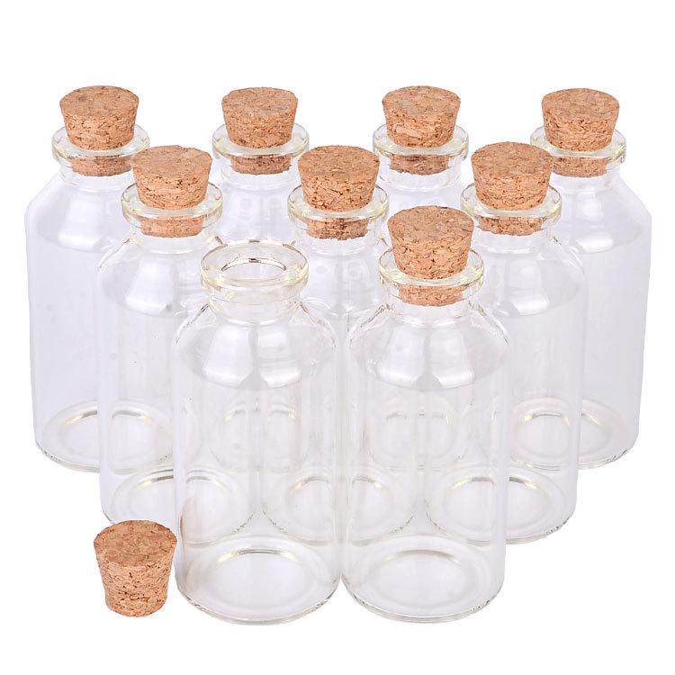 30ml Starry Sky Cork Stopper Glass Bottle – 32x70mm Creative Gift