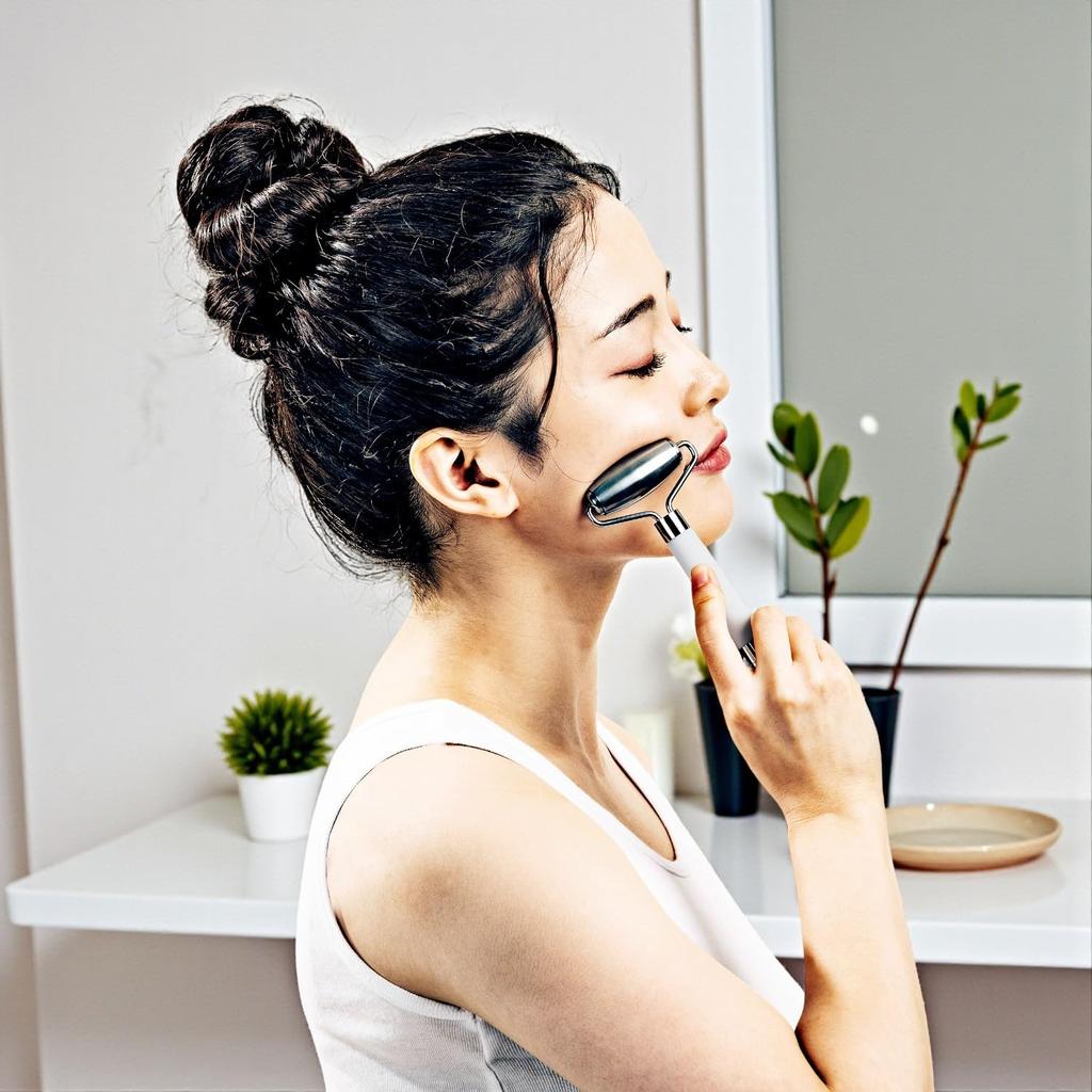 Gua Sha Cooling Face Cooling Refrigerator Facial and Body Manufacturer La-VIE Plate, Roller, Function, Compatible, Massage, 3B-4954 [Genuine Product]