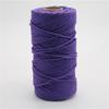 4mm Colored Cotton Rope Diy Hand-woven Tapestry Decoration Material Rope Tag Rope Colored Cotton Rope 100m