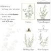 Botanical Boho Bathroom Decor Wall Art Prints, UNFRAMED Sage Green Plants Decor for Bedroom|Office, Minimalist Eucalyptus Leaves Watercolor Art