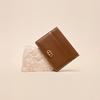 Brown Alexandra Leather Single Card Wallet AAHO6F323W2