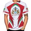 Custom Guyana Emblem Short Sleeve T-Shirt, Personalized Name