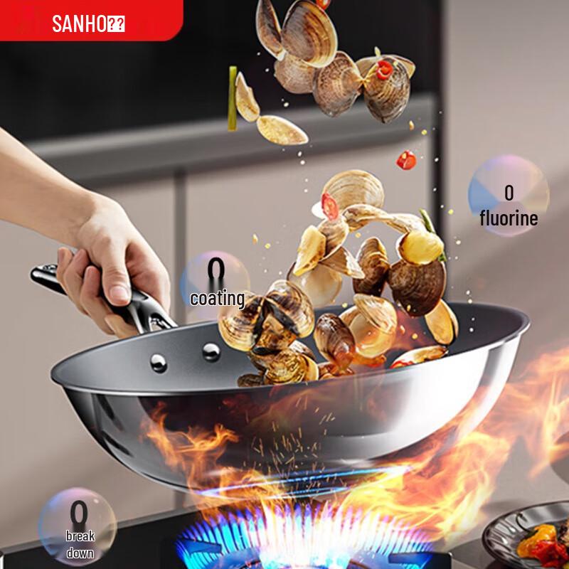 Sanhe Titanium Non-stick Wok