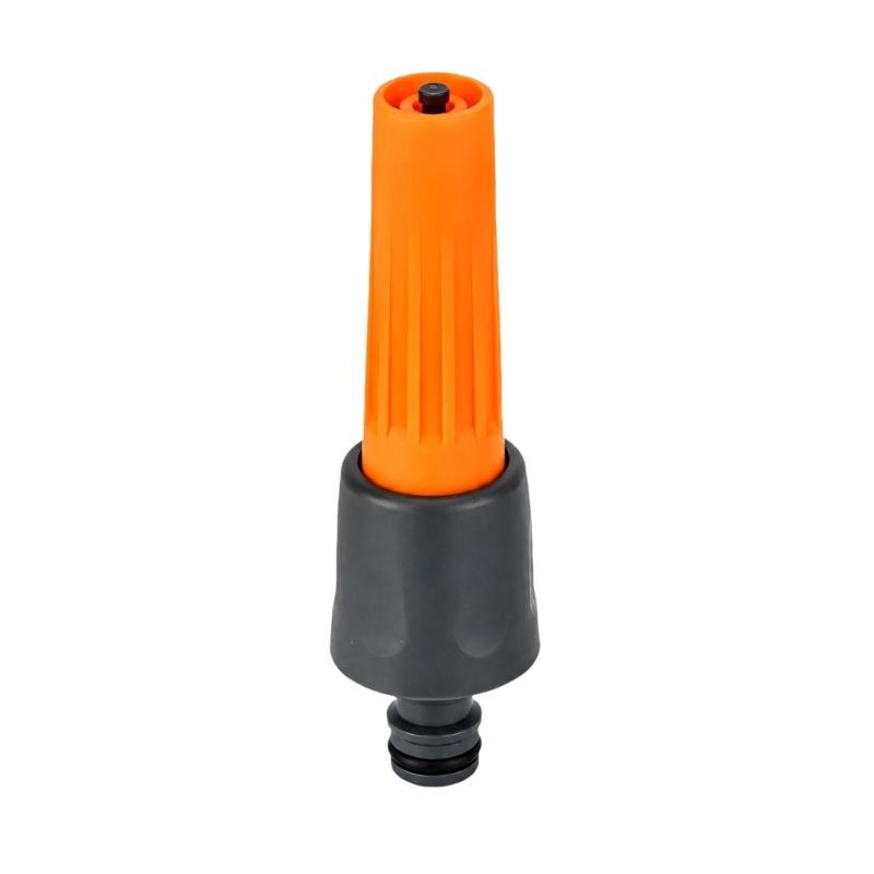 Light Plastic Irrigation Water Hose Nozzle with Concentrated Straight Stream, Handheld Sprayer for Container Gardens, Patios, and Vehicle Exteriors