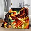 3D Phoenix Printed Blanket Flannel Warm Blankets Soft and Comfortable Blanket Bed Linings Cubre Cama Birthday Gift
