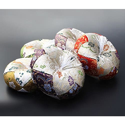 Kyoto Buddhist Altar Hayashi Buddhist Orin Futon, Aoi (Blue) No. 2 (approx. 9cm) / Deep Purple