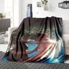 Nighttime Outdoor Embrace Blanket Soft Throw Blanket For Home Bedroom Bed Sofa Travel Office Solid Christmas Blanket