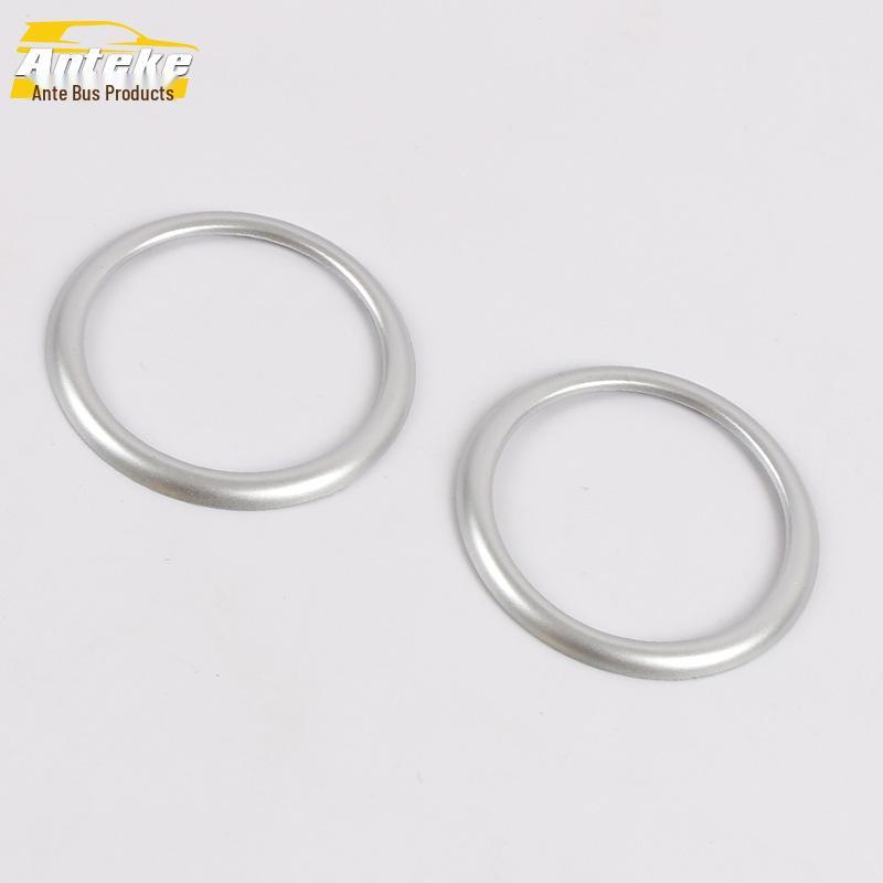 

CX-3 Audio Box Ring & Speaker Cover Center Console Frame - Stainless Steel Accessory for Instrument Panel