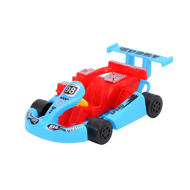 Racing Toddler Car Toy With Plastic Material For Parent Child Interaction Play