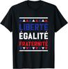 Bastille Day Liberte Egalite Fraternite France Flag T-Shirt, Unisex Tees