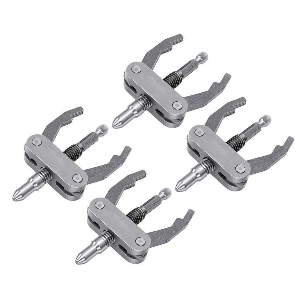 4PCS Broken Pipe Extractor 1 2 3 4 1 Inch Universal Pipe Thread Removal Tool for Plumbing Faucet Valve Hex Shank