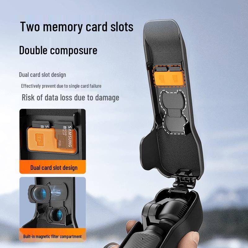Étui Housse à Rabat Protectrice pour DJI Pocket 3: Anti-Rayures, Anti-Chute avec Rangement pour Filtres