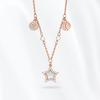 Emporio Armani Love Star And Moon Series Elegant Necklace Women necklace Rose-Gold EGS3106221