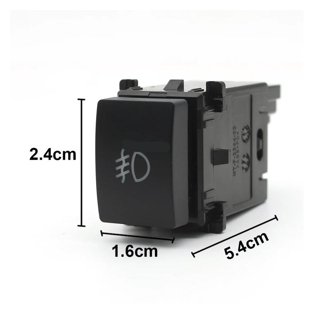 AVAZBQGB 1PC Power Auto LED Light Front Fog Light Switch Push Button Switch Retrofit