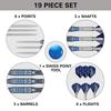 TARGET POWER 9FIVE Gx2 Swiss Point Steel 24g Phil Taylor Model Darts Barrel Set Darts, (190491),