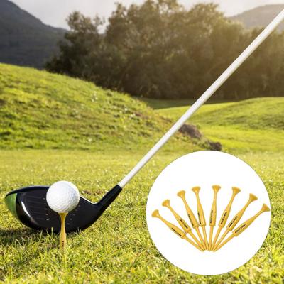 Lot de 8 tees de golf en plastique haute stabilité, précision améliorée, réutilisables, portables, accessoires pour tees d'entraînement de golf
