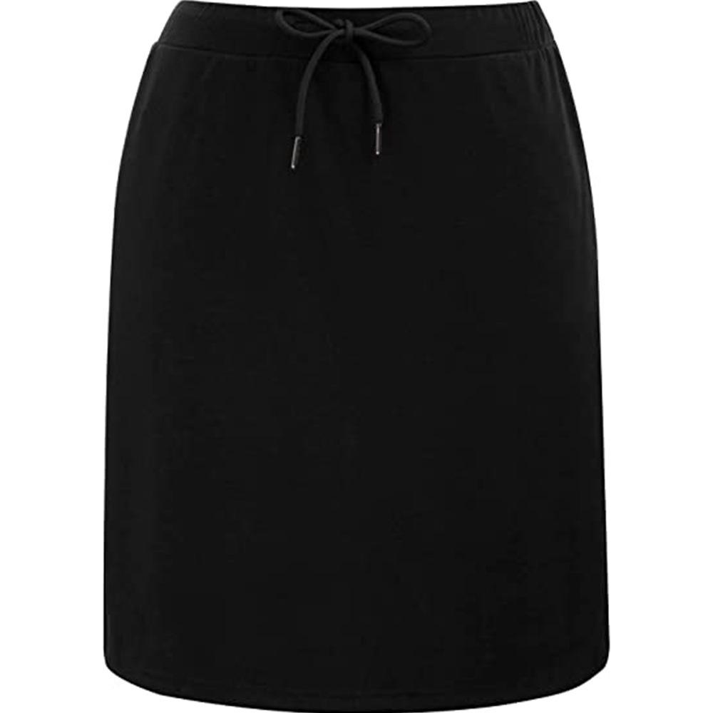 Dámská jarní/letní sukně jednobarevná na zavazování s dvouvrstvými šortkami