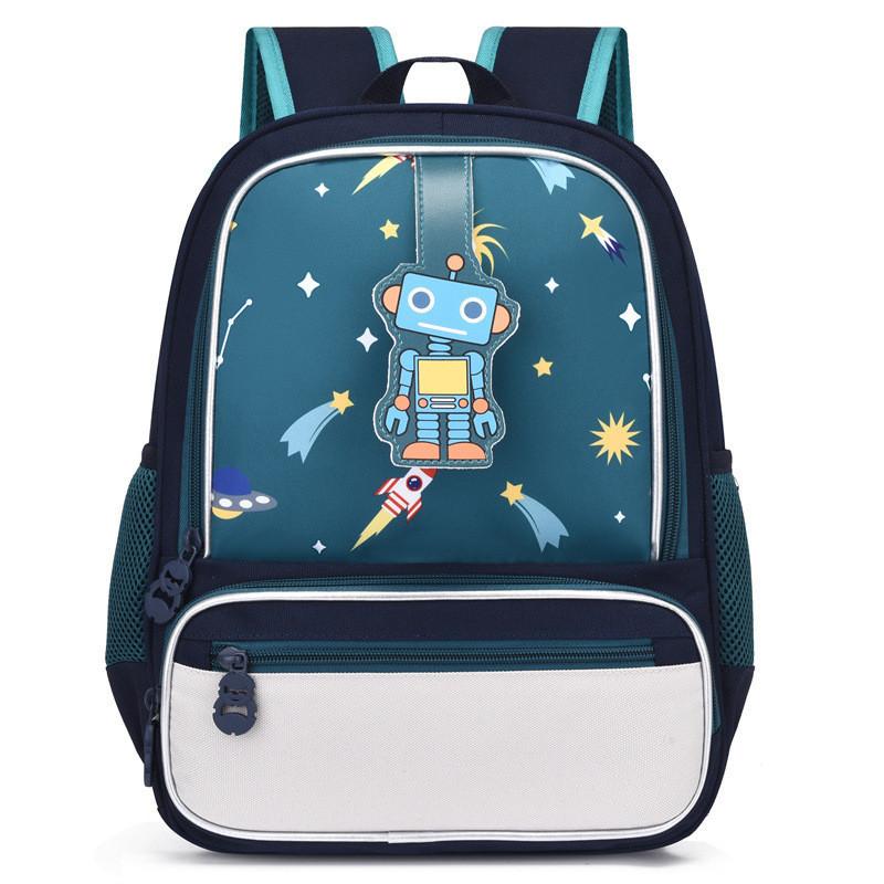 Adorable Cartoon Kids Backpack With Breathable Oxford Fabric For School Use