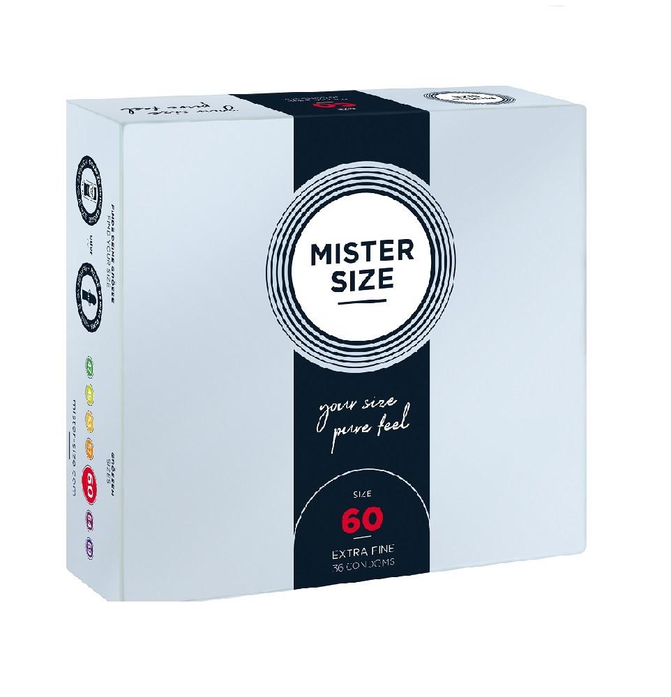 Mister Size Customized Fit Condoms 60mm, Pack of 36