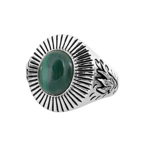 Anonymous Artisan Swallow Egg Ring - Green