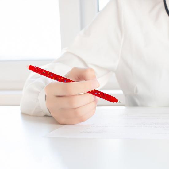 2 Pcs Christmas Erasable Gel Pens Retractable Cartoon Pens Fine Point Cute Holiday Writing Pens for School Office Kids Students Xmas Party Favors