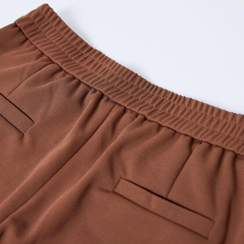 Paster Damen 2025 Herbst Lockere Weite Lässige Hose für Mütter mittleren Alters