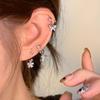 Fashion Zircon Earrings U-Shaped Ear Bone Studs For Women Exquisite Metal Jewelry Accessories