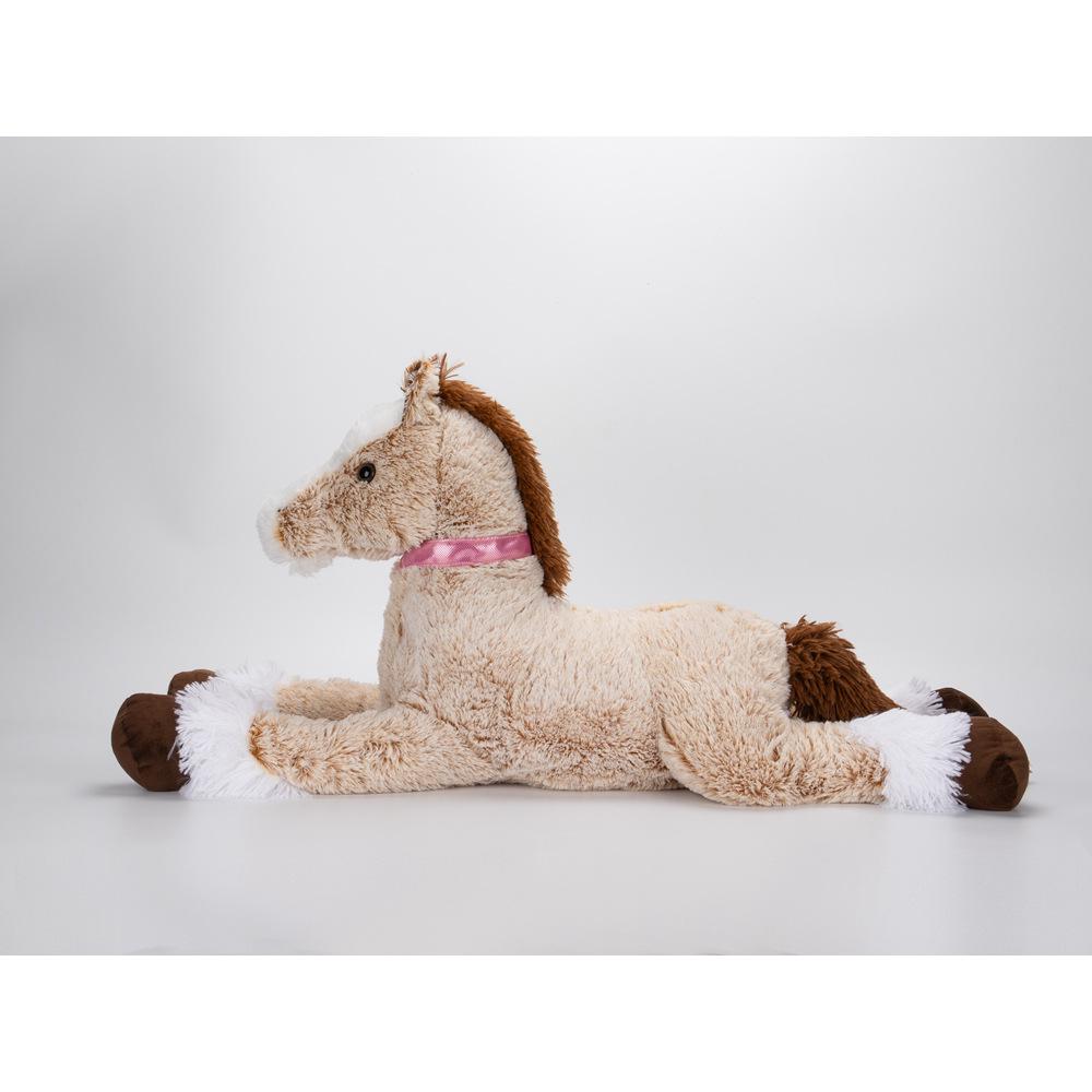 Brown Plush Horse Doll - Soft Stuffed Toy & Soothing Children's Hugging Pillow
