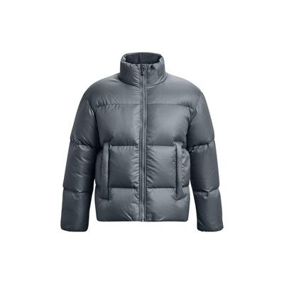 Giacca imbottita da allenamento ColdGear Infrared con colletto alto tinta unita da uomo Capo esterno Grigio 1378828-002