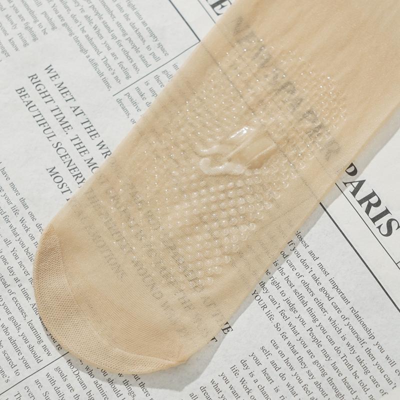 10PCS/Lot Women's Ultra-thin Socks Female Summer Breathable Long Sock Silk Sheer Tights Elastic Transparent Solid Color Stocking