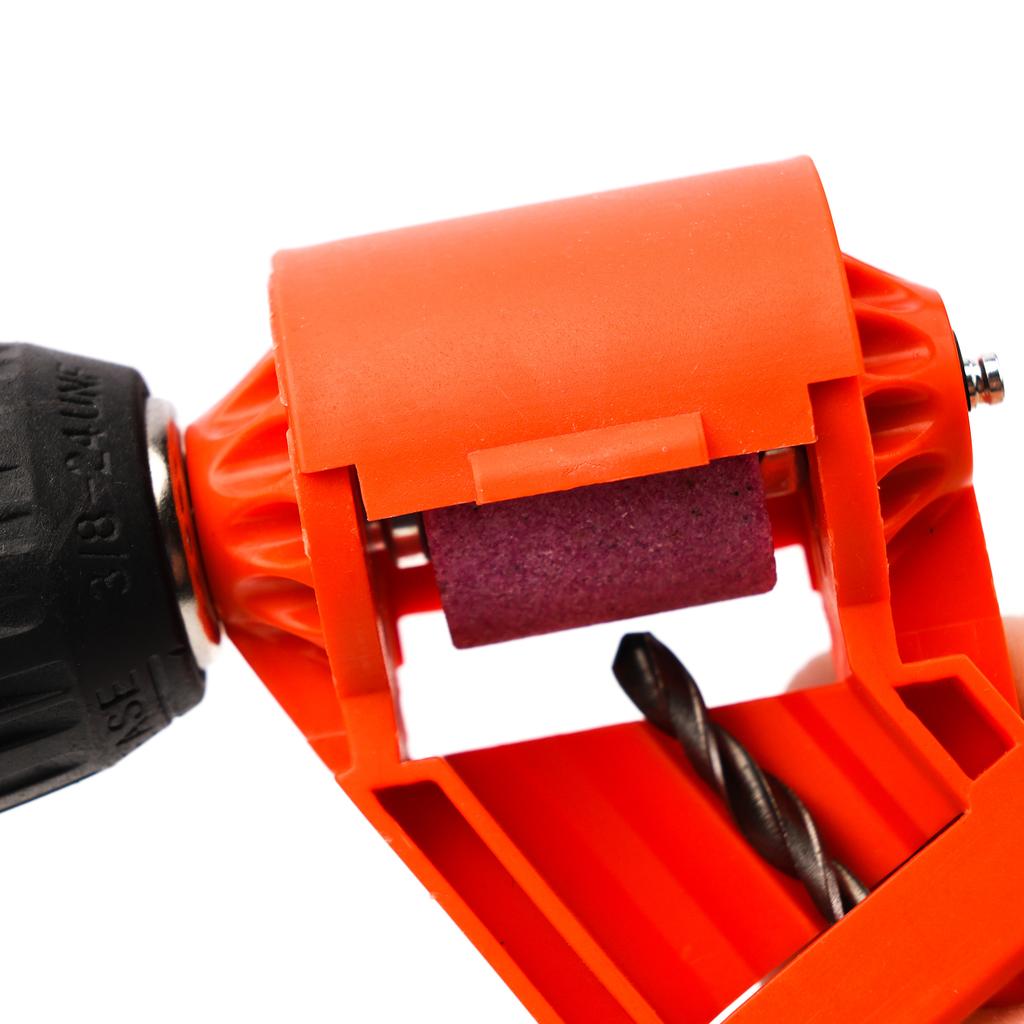 Manual drill sharpener