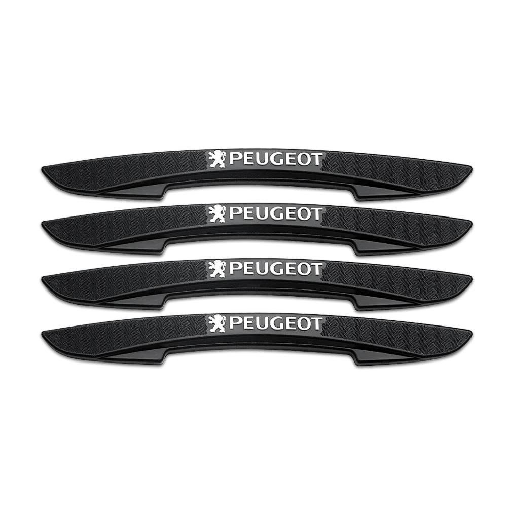 

2026 Hot Car Sticker 4PCS Car Door Edge Protector Stickers Auto Anti Collision Strips For PEUGEOT 108 607 107 206 207 208 307 30 4pcs