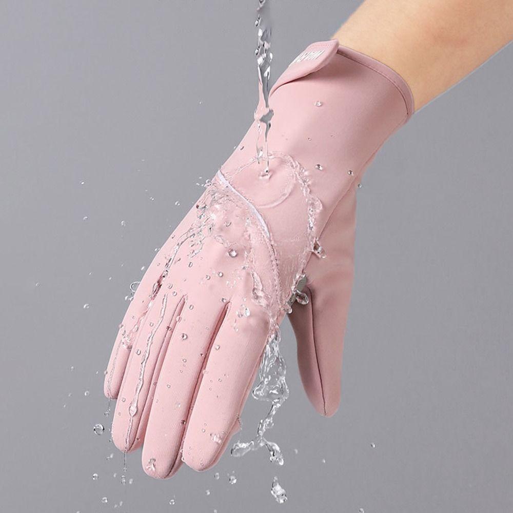 Waterproof Women Winter Gloves Windproof Outdoor Running Ski Gloves Cycling Bicycle Gloves  Sports