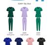 Unisex Breathable Surgical Nurse Uniform - Sweat-Absorbent Medical Scrub Set for Pet Hospital Use
