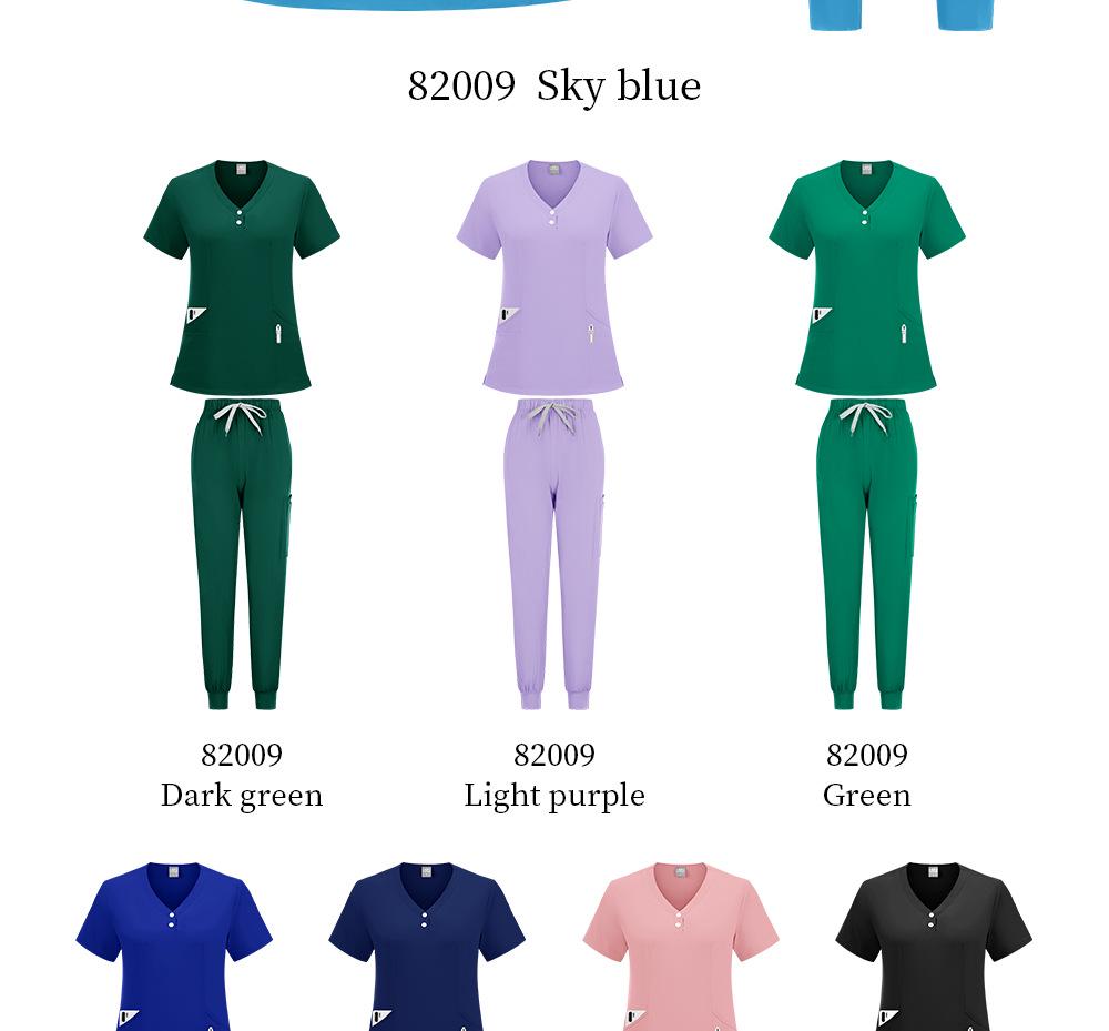 Unisex Breathable Surgical Nurse Uniform - Sweat-Absorbent Medical Scrub Set for Pet Hospital Use