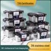316 Stainless Steel Sealed Lid Lunch & Storage Container Bento Box