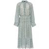 2025 Summer Floral Tie-Neck A-Line Dress