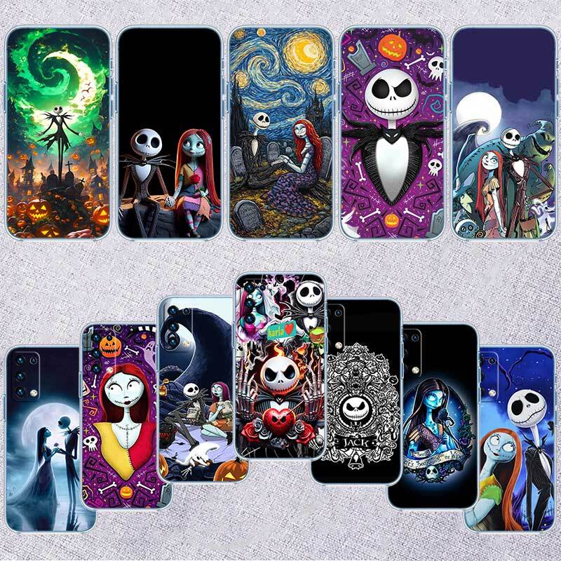 Nightmare Before Christmas Phone Case for Motorola G14 G15 G24 G30 G31 G32 G34 G41 G42 G51 G52 G50 G60S G60 G62 G72 G71 G73 G84 G85 G200 E32